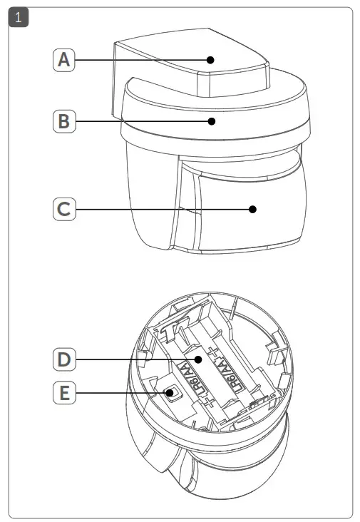 homematic IP HmIP SMO A 2 Smart Home Motion Detector - fig