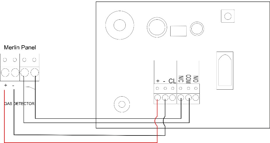 AGS Merlin 1000S i Gas Isolation Controller - WIRING GAS DETECTORS 2