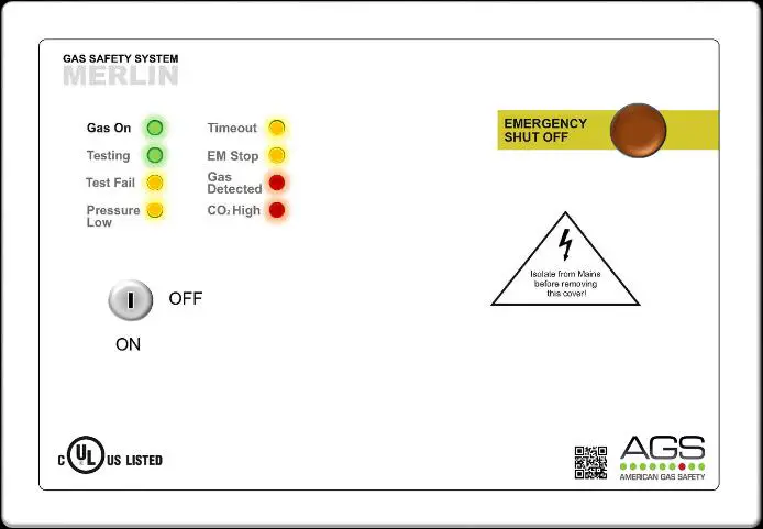 AGS Merlin 1000S i Gas Isolation Controller - cover