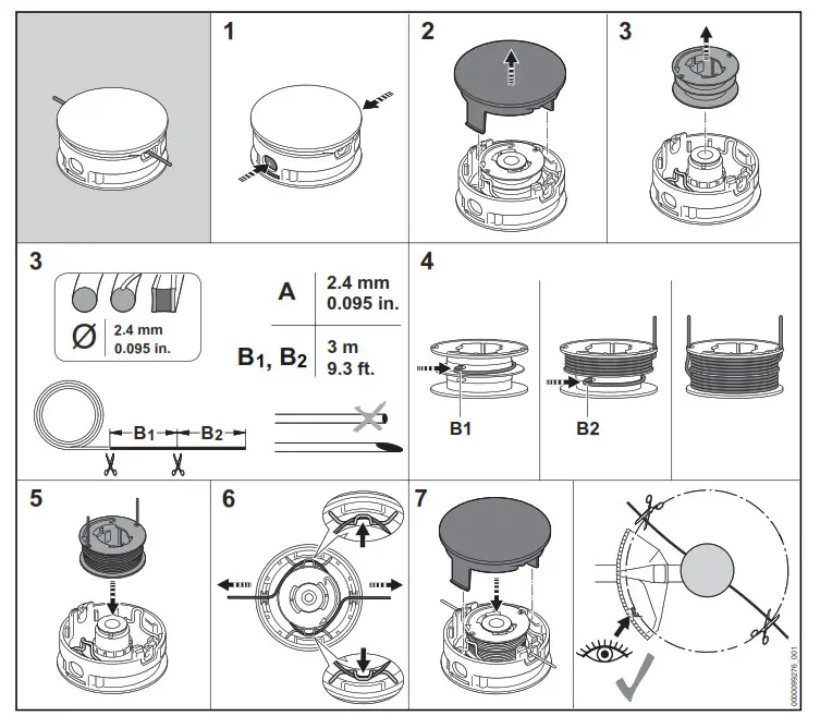 STIHL 20 2 SuperCut Mowing Head - fig