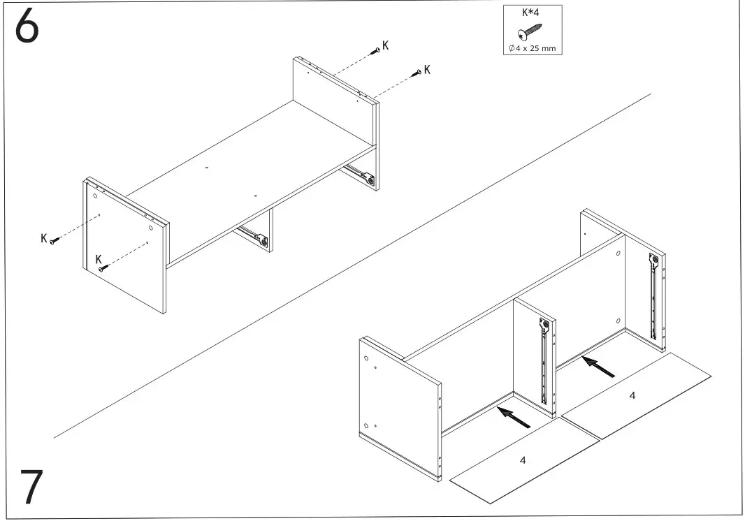 TRUSTMADE L-WF298077AAB TV Stand - Installation