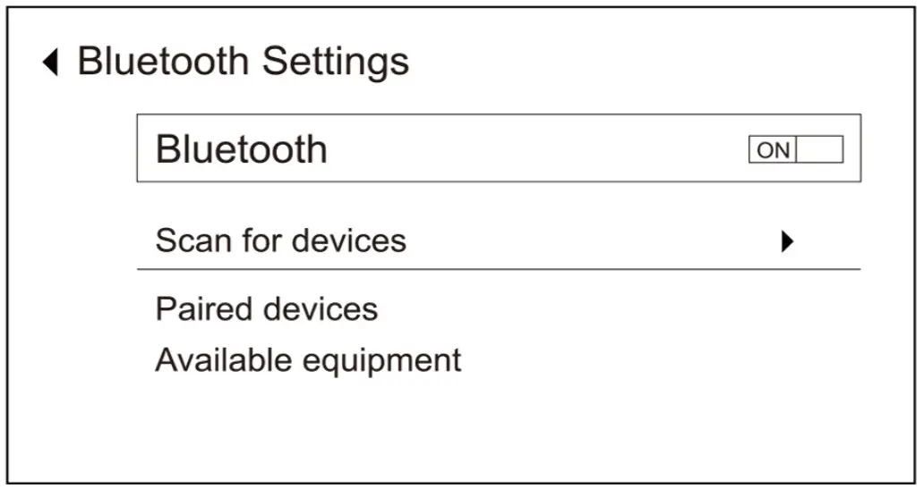 Bluetooth Setting