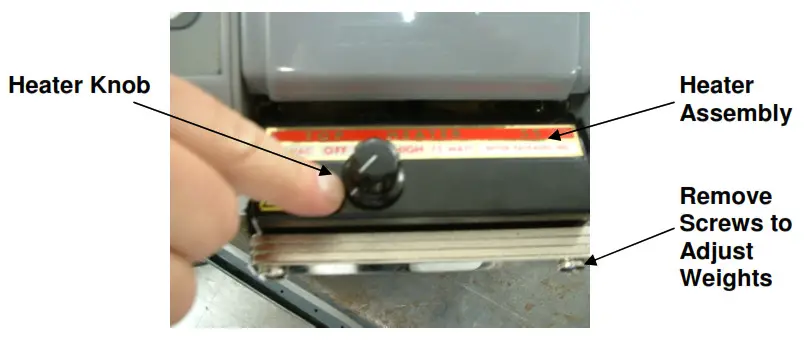 BETTER PACKAGES BP500 Electric Tape Dispenser - Heater Knob