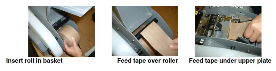 BETTER PACKAGES BP500 Electric Tape Dispenser - Insert roll in basket