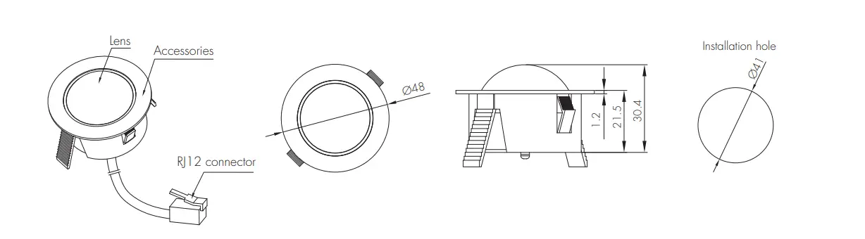 PIR & microwave sensor heads