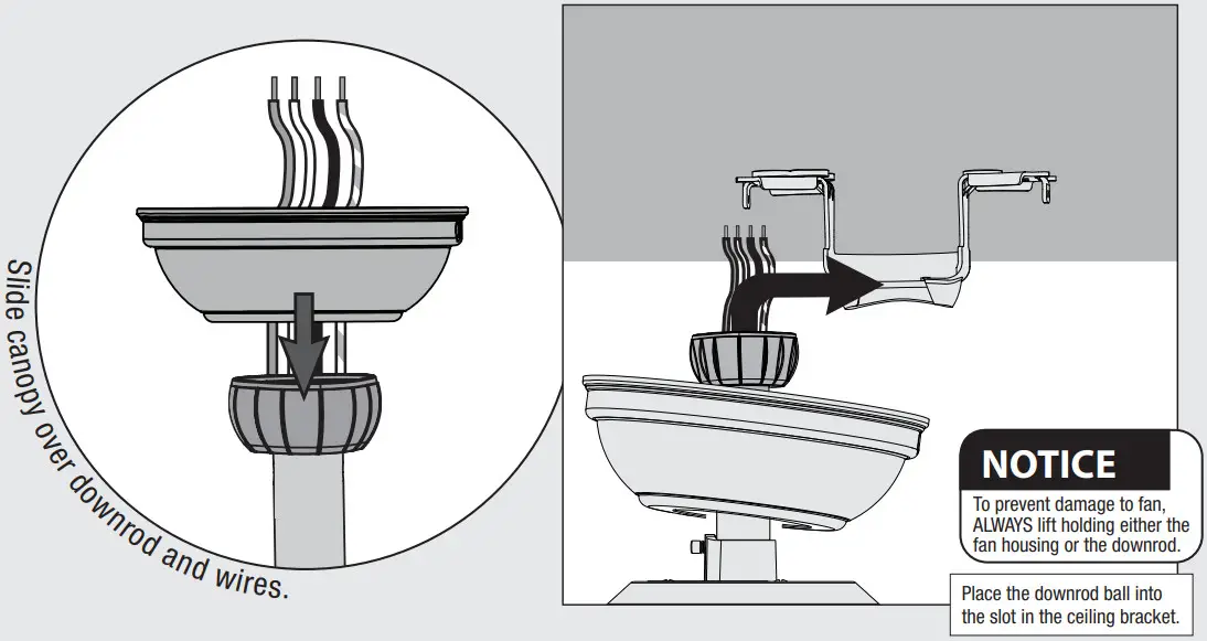 Hunter 52243 Byhalia 52 Inch Indoor Outdoor Noble Bronze Ceiling Fan - Fan