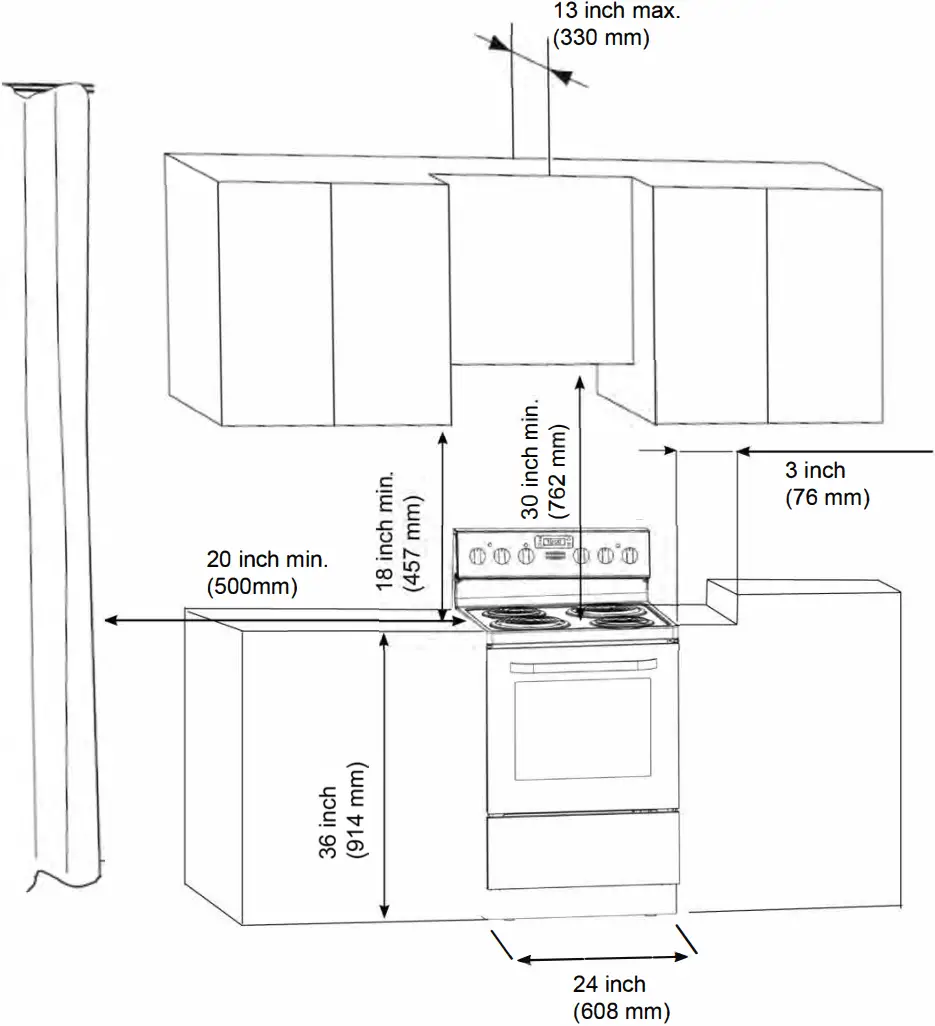 MARATHON MER245W - Installation Dimensions