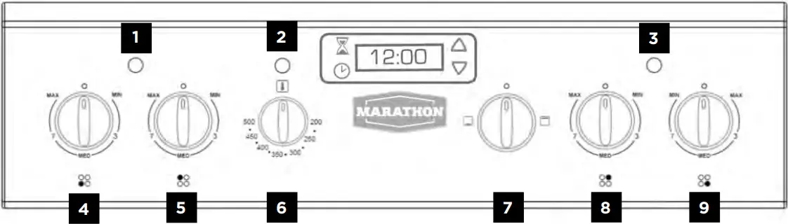 MARATHON MER245W - Operating the Range 1