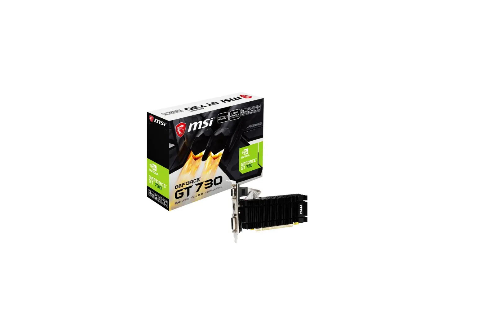 Msi Geforce Gt 730 (n730k-2gd3h/lpv1) Gaming Graphics Card Quick Start Guide