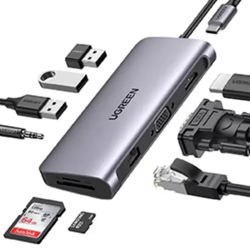 UGREEN 80133 USB-C Multifunction Adapter CM179