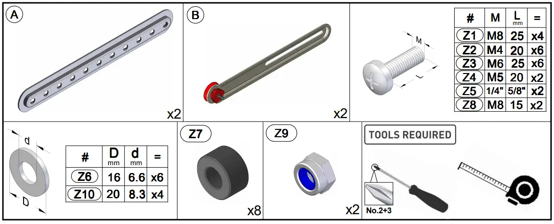 Barkan-E820.B-Universal-Soundbar-Mount-1
