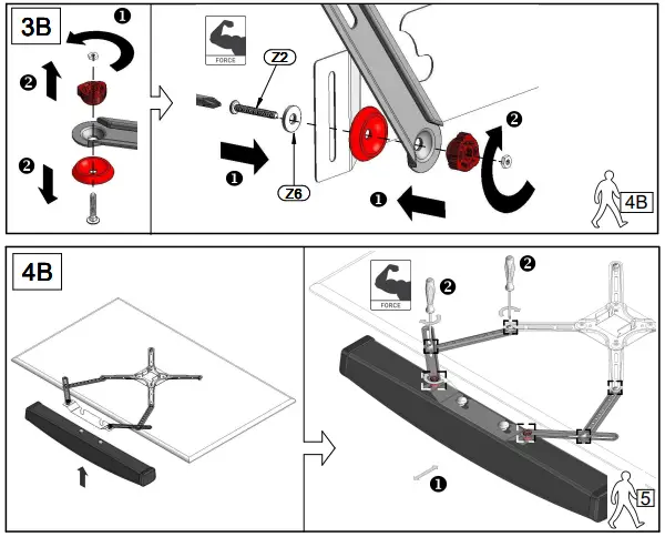 Barkan-E820.B-Universal-Soundbar-Mount-8