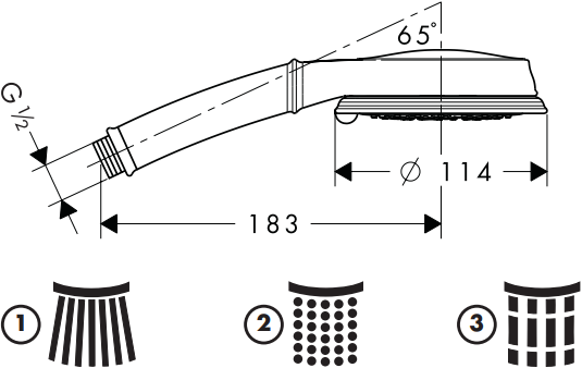 hansgrohe 27841820 - Dimensions 10