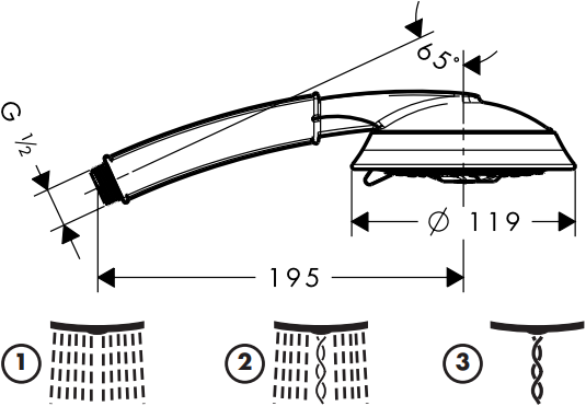 hansgrohe 27841820 - Dimensions 12