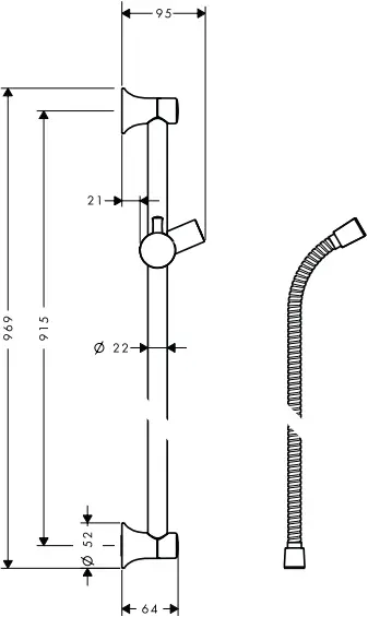 hansgrohe 27841820 - Dimensions 3