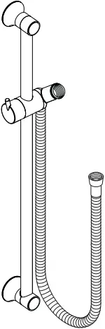 hansgrohe 27841820 Raindance C 100 AIR 3jet Unica Classic Shower Set 1