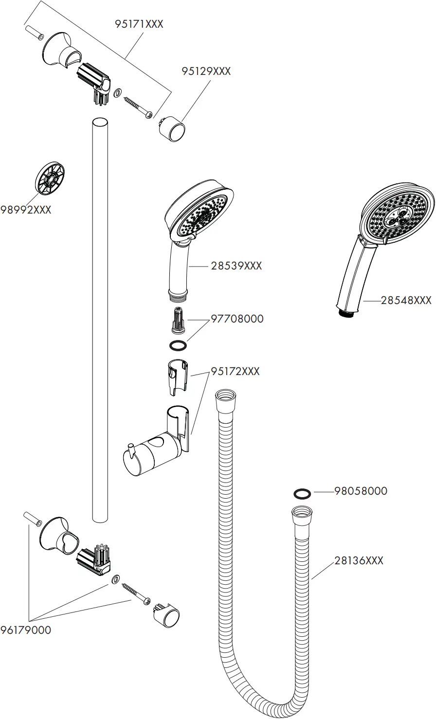 hansgrohe 27841820 - Spare parts