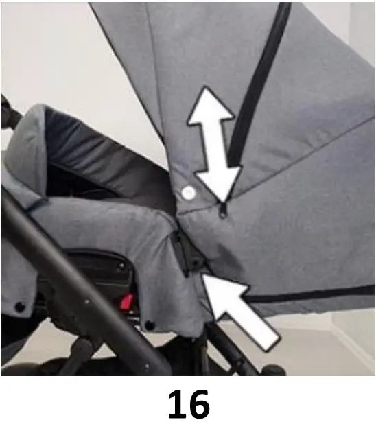 Pram seat Hood