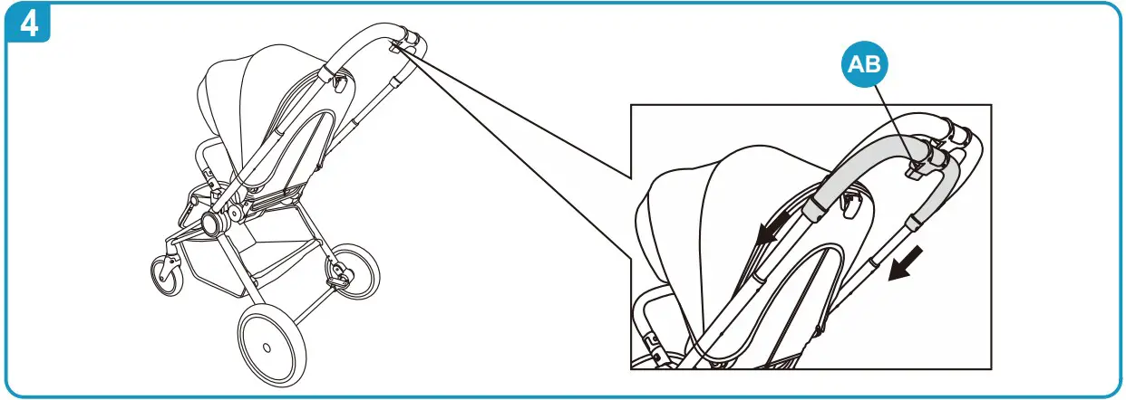 Bebe Stars 350-182 Jewel 3in1 Marble Beige - ASSEMBLY 11