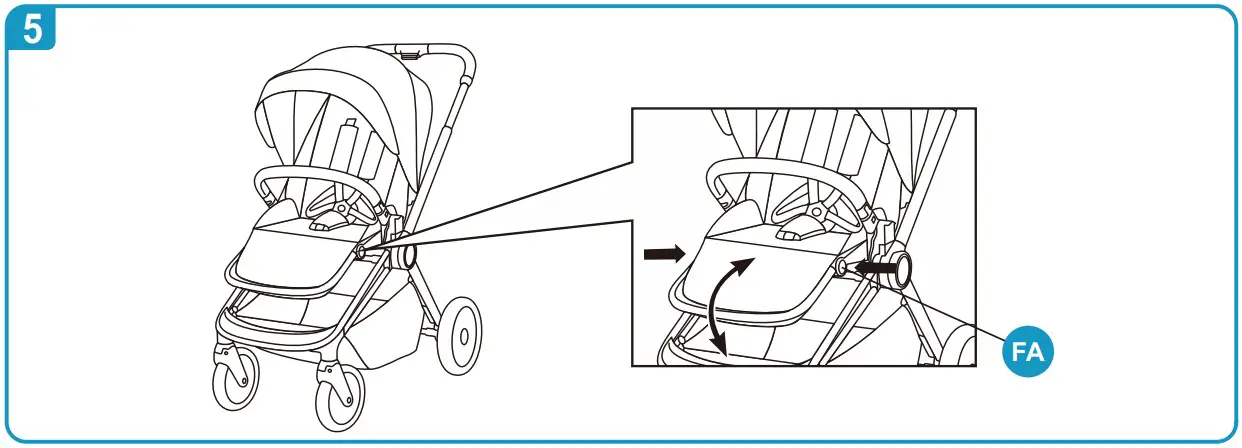 Bebe Stars 350-182 Jewel 3in1 Marble Beige - ASSEMBLY 12
