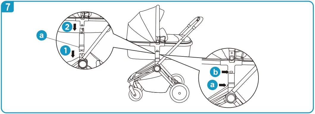 Bebe Stars 350-182 Jewel 3in1 Marble Beige - ASSEMBLY 6