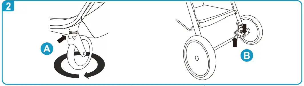 Bebe Stars 350-182 Jewel 3in1 Marble Beige - ASSEMBLY 9