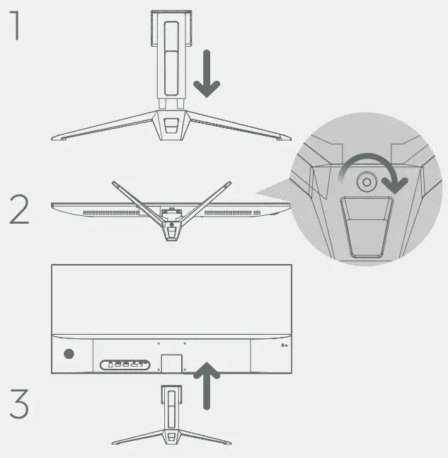 veho UW-29 Ultra-Wide Flat Slim Bezel Pro Display - MONITOR ASSEMBLY