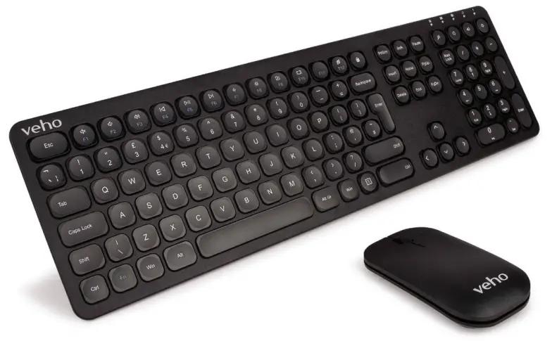 veho UW-29 Ultra-Wide Flat Slim Bezel Pro Display - wireless keyboard
