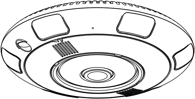 SUNELL SN-IPV57 80HDR Fisheye Network Camera