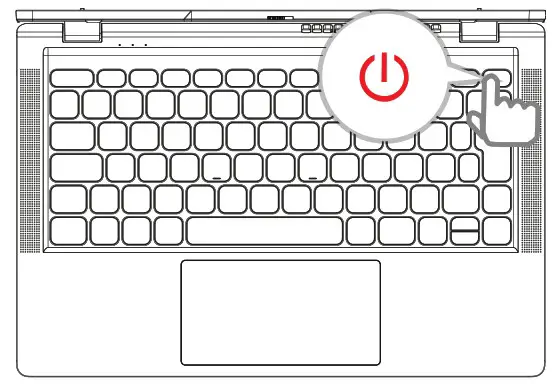 RCA RWNP41424 BK S 14 Inch Slim Laptop - STARTING UP 3