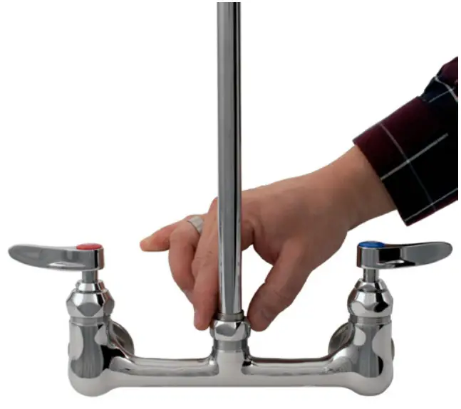 T S B-0133 Series Pre-Rinse Unit Wall Bracket - Step 5