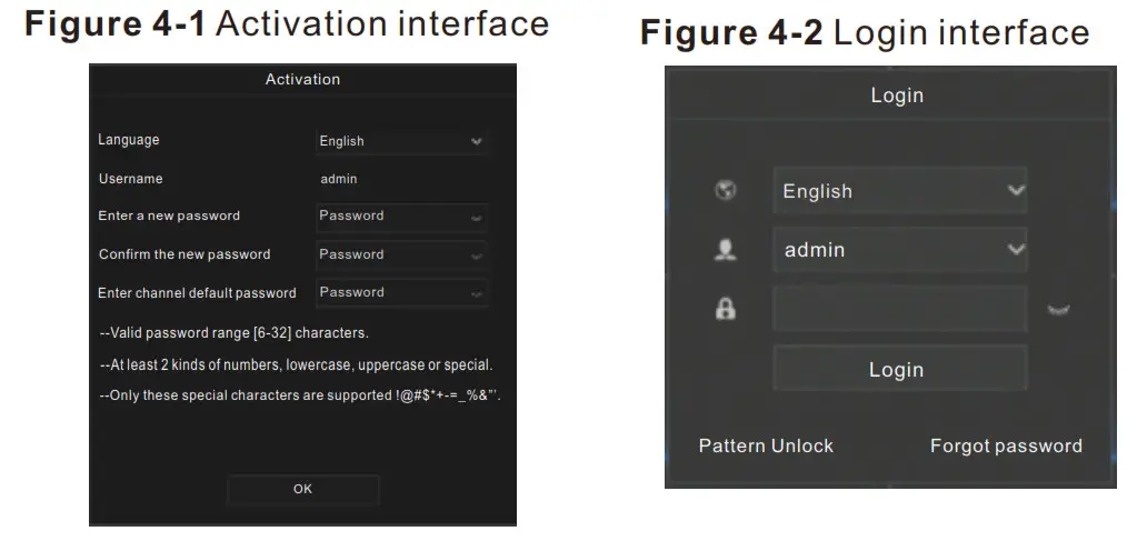 SUNELL SN NVR3932E4 J Network Video Recorder - Activation