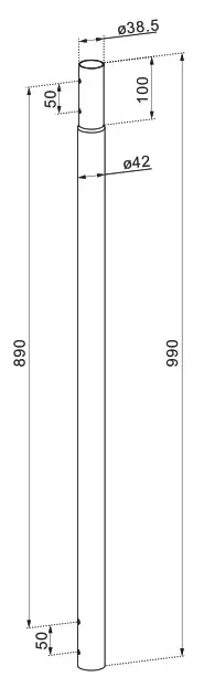 Neomounts ACL25 500BL Extension Pole