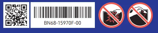 SAMSUNG QE43Q6B Smart LED Display - barcode