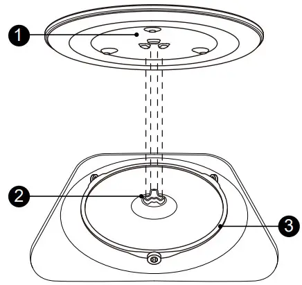Midea EC028AD7-S1R Microwave Oven - cooking compartment