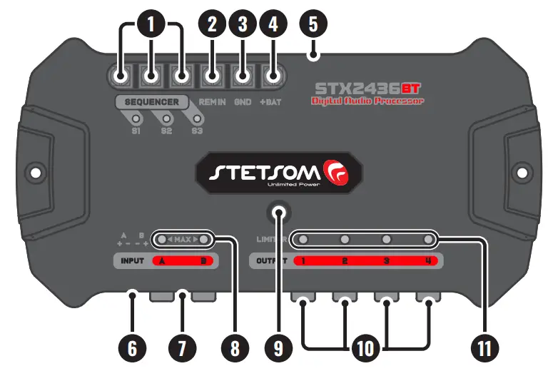 STETSOM STX2436BT Digital Audio Processor - overview