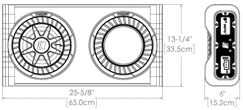 KICKER-PTRTP-Subwoofer-Enclosure-with-Passive-Radiator-fig-1