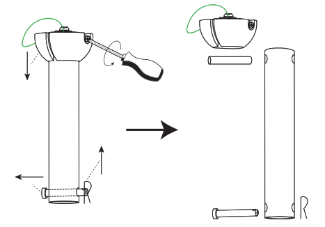 YUHAO YHDC5255W42 Retractable Ceiling Fan with Lights - cover