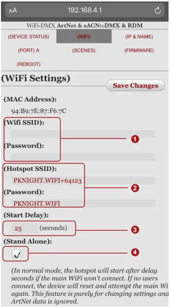 WIFI Setting