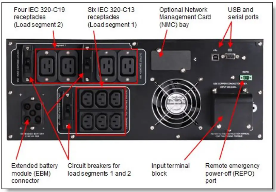 Lenovo IBM 6000VA LCD 4U Rack UPS User Guide - Figure 4