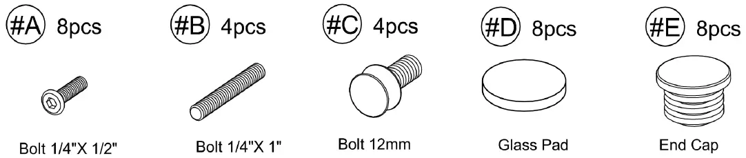 THE HOME DEPOT IDF-4133CRM-S Orrum Oval Glass Console Table-16