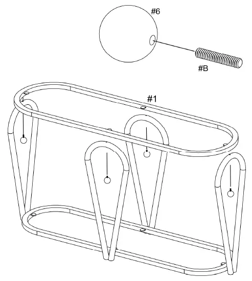 THE HOME DEPOT IDF-4133CRM-S Orrum Oval Glass Console Table-18