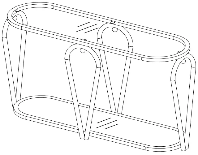 THE HOME DEPOT IDF-4133CRM-S Orrum Oval Glass Console Table-20