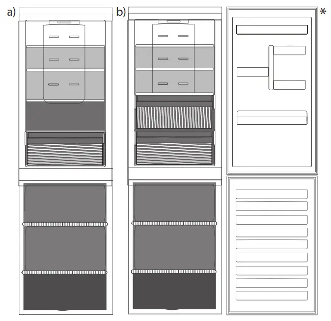 Whirlpool W7X 94 KS Refrigerator with Freezer Black - BEVERAGES