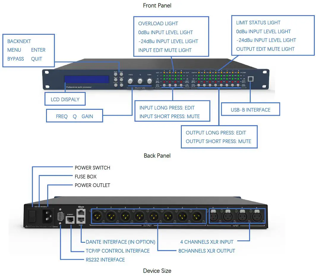 IHOS-DP408-Professional-Audio-Processor-1