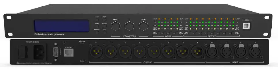 IHOS-DP408-Professional-Audio-Processor