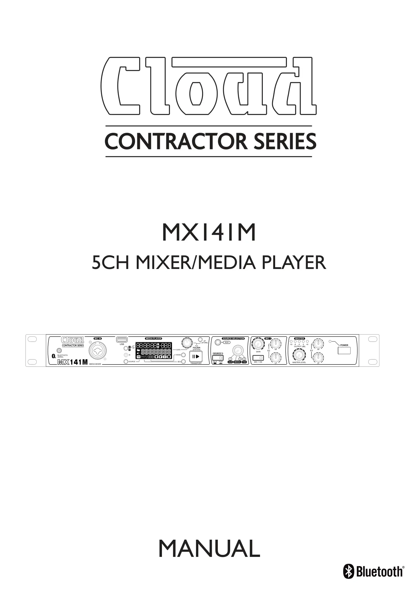 Cloud MX141M 5ch Mixer-Media Player User Manual