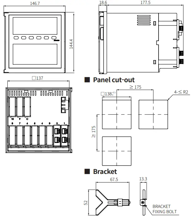 Autonics TCD210149AD KRN100 Series 100 mm Hybrid Recorder - fig 7