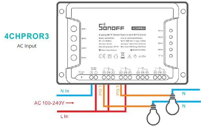 SONOFF-4CH-4CHPRO-Buttons-Cabling-fig 3