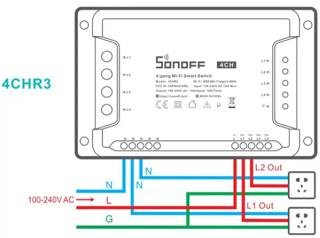SONOFF-4CH-4CHPRO-Buttons-Cabling-fig 5